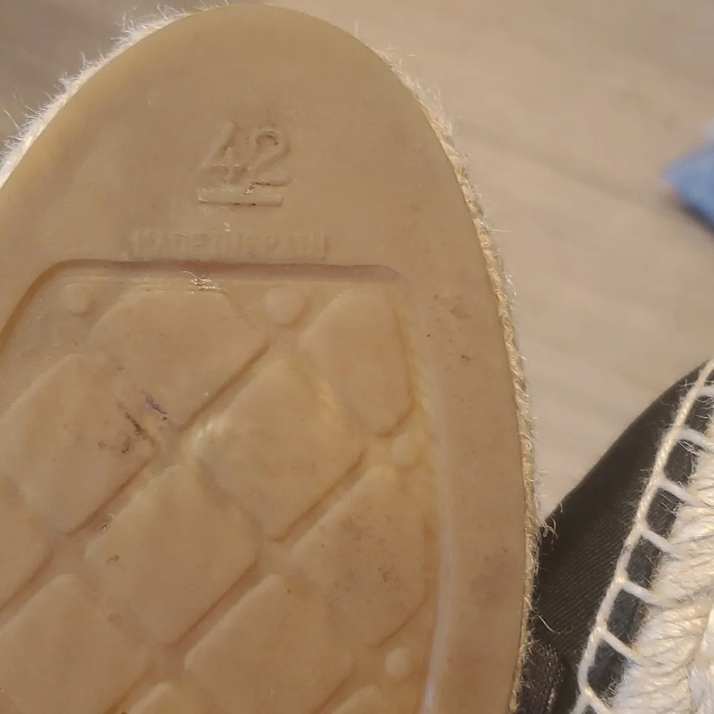 CHANEL Black CC Logo Espadrilles